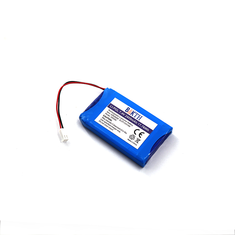 customized 7.4V storage battery for automobiles