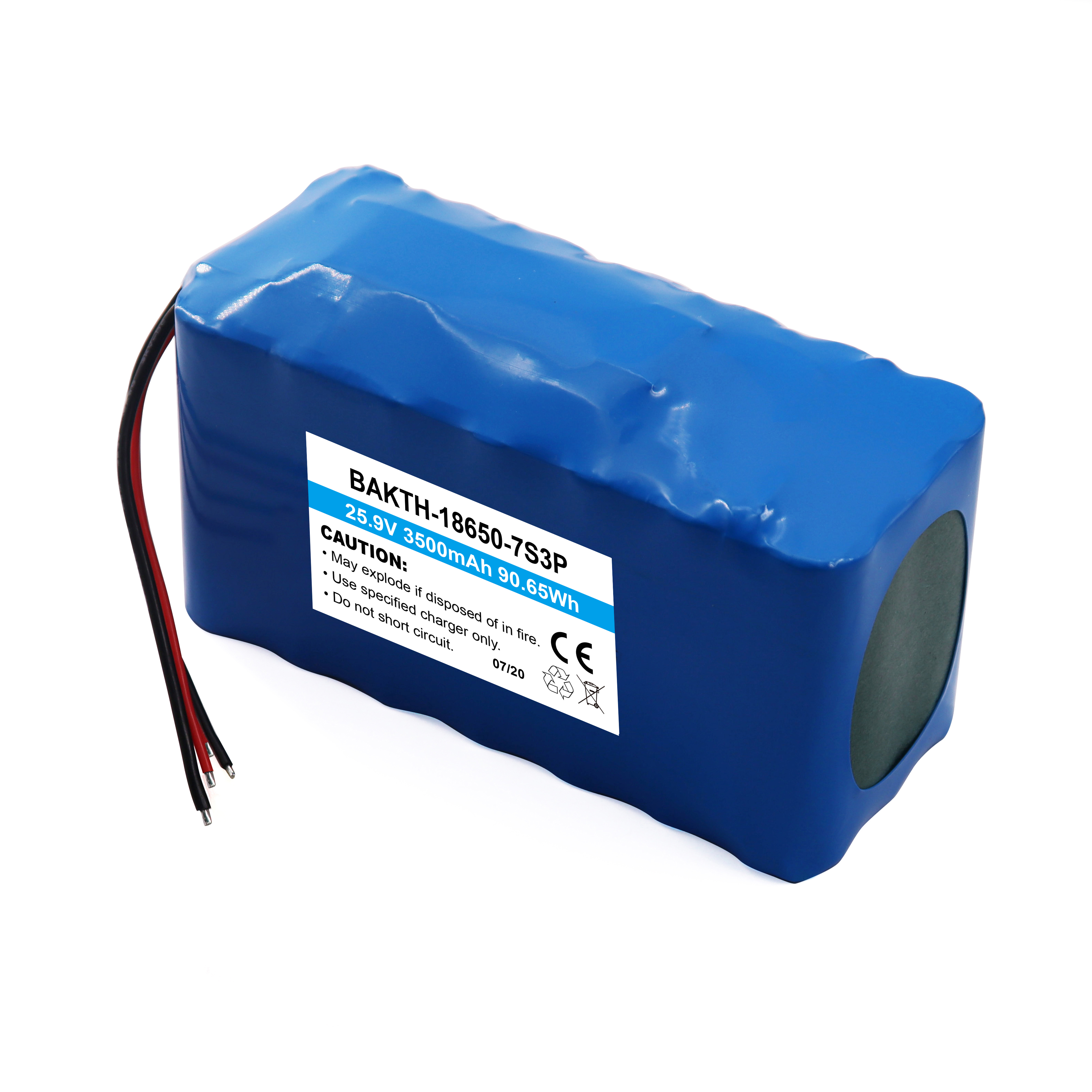 customized 25.9V storage battery for electric bike