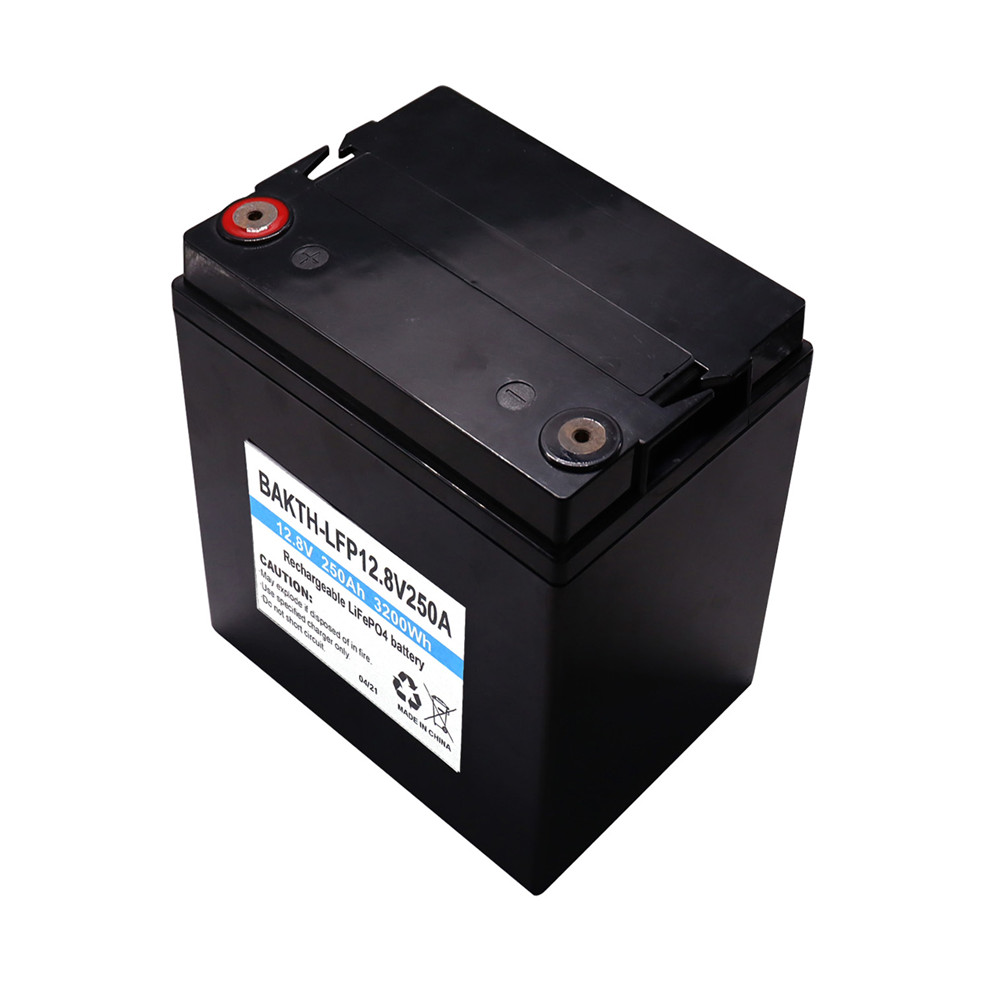 electronic 12.8V storage battery for home use