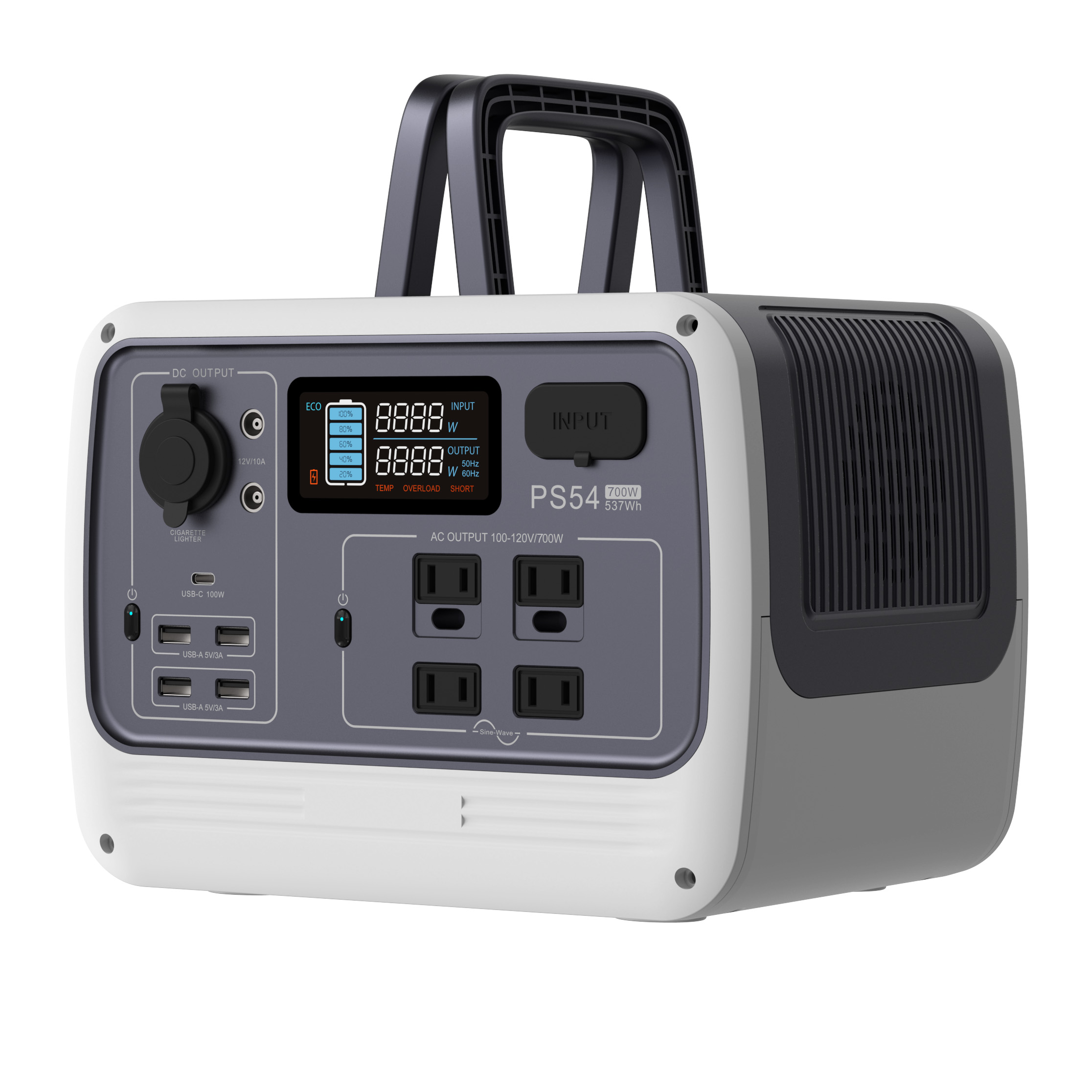 Portable Power Station 537Wh for Solar Energy System
